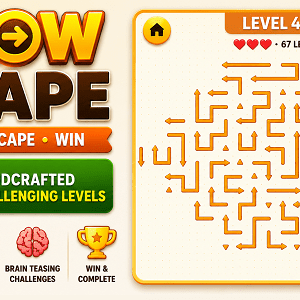 Arrow Escape | Arrow Path Puzzle HTML5 Game